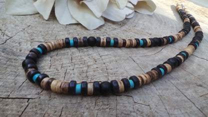 Mens Beaded necklace Necklace African Necklace Surfer necklace Mens necklace