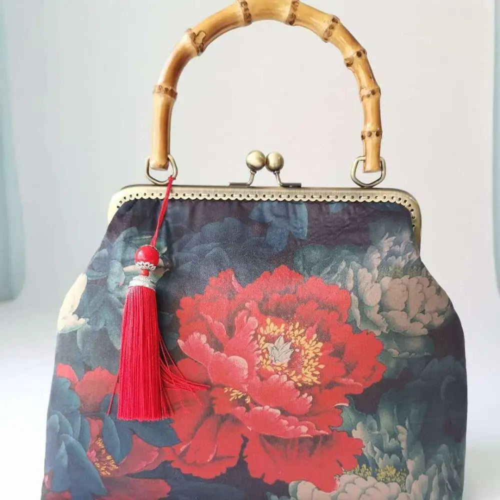 Wood Hand lock Shell Bags Vintage Designer Bag Women Shoulder Crossbody Bag Chain Tote Women's Handbags Purses