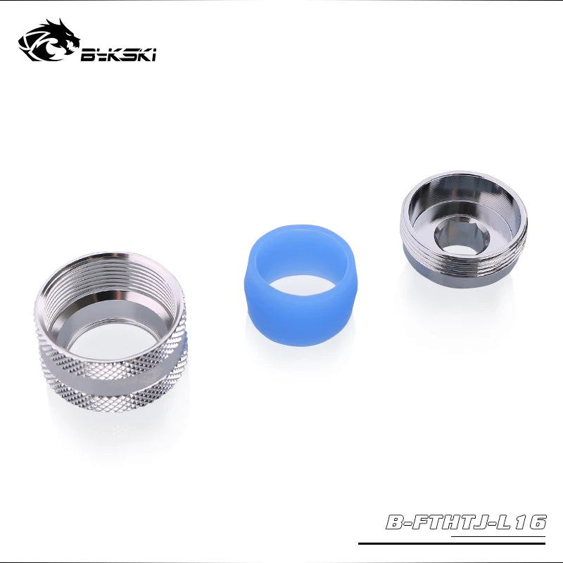 4pcs/lot BYKSKI OD16mm Hard Tube Fitting Hand Compression Fitting G1/4'' Computer Accesspries Fitting use for Rigid Tube