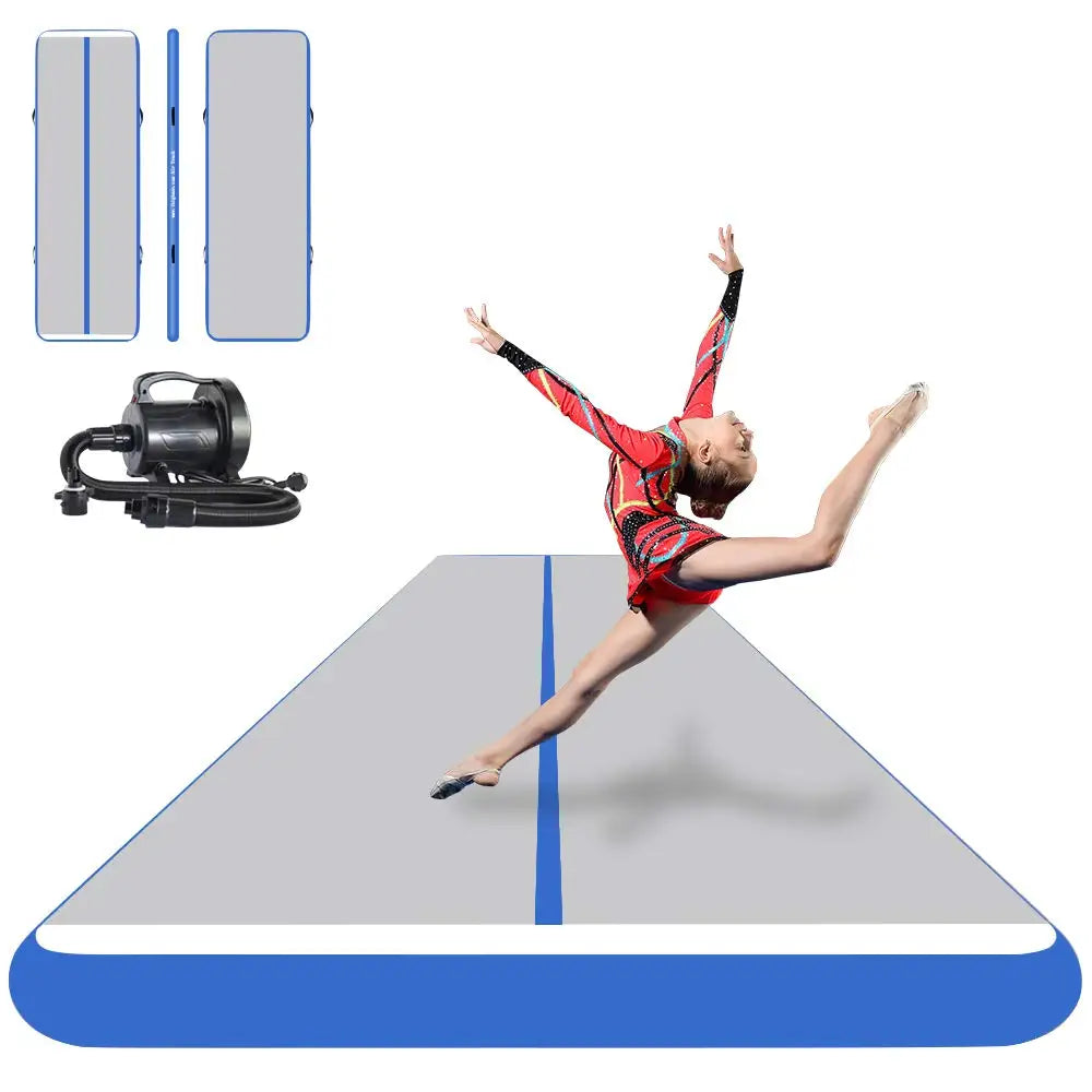 Inflatable Air Track Inflatable Gymnastics Tumble Track Gym Mat 9x2m for Air Floor Yoga Mat for Outdoor Sports