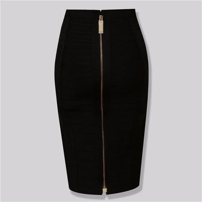 2021 New Bandage Skirts Women Bodycon Woman Skirts Sexy Harajuku Party Club Elegant Celebrity Pencil Skrit Plus Size XL