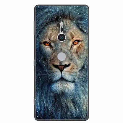 Case For Sony Xperia XZ1 XZ2 XZ3 Cover Silicone Painted Soft Phone Back Cases for Sony XZ2 Compact Premium Protective Funda Capa