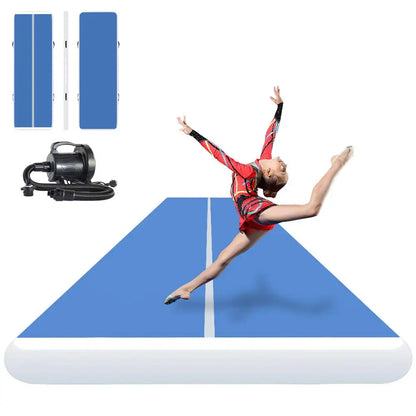 Inflatable Air Track Inflatable Gymnastics Tumble Track Gym Mat 9x2m for Air Floor Yoga Mat for Outdoor Sports