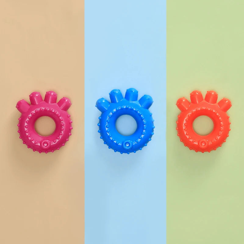 Teething Puppy Dog Chew Toy for Small Dogs Safety Rubber Pet Toys Chihuahua Cat Playing Ball Accessories Suministros Para Perros