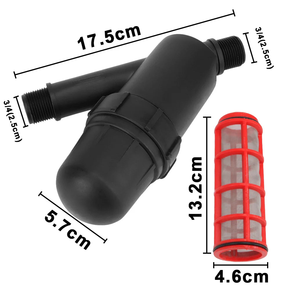 Sprayer Water Filters 3/4 Inch Irrigation Drip Fountain Tools Garden Watering Screen Filter 120 Mesh Stainless Steel Net