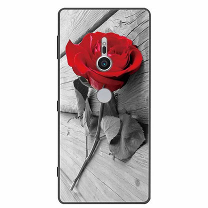 Case For Sony Xperia XZ1 XZ2 XZ3 Cover Silicone Painted Soft Phone Back Cases for Sony XZ2 Compact Premium Protective Funda Capa