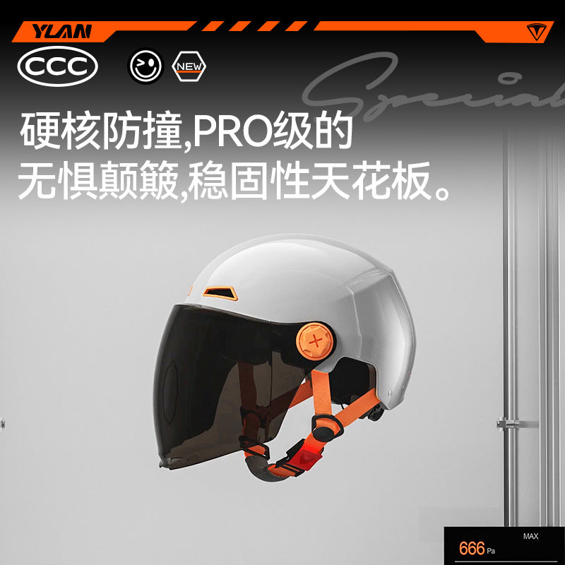 [Aerozen1.0 Helmet] Women's Electric Bike Helmet with 3C Certification, Men's Half Helmet for Motorcycle Riding, Starry Sky Edition