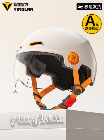 [Aerozen1.0 Helmet] Women's Electric Bike Helmet with 3C Certification, Men's Half Helmet for Motorcycle Riding, Starry Sky Edition