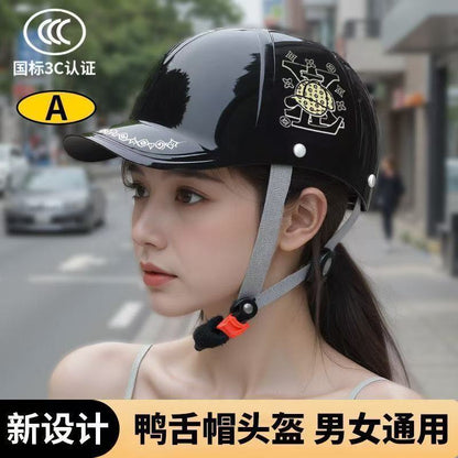 New National Standard 3C Electric Motorcycle Cap Helmet for Men, Sun Protection Breathable Safety Helmet for Women 2025 Electric Scooter