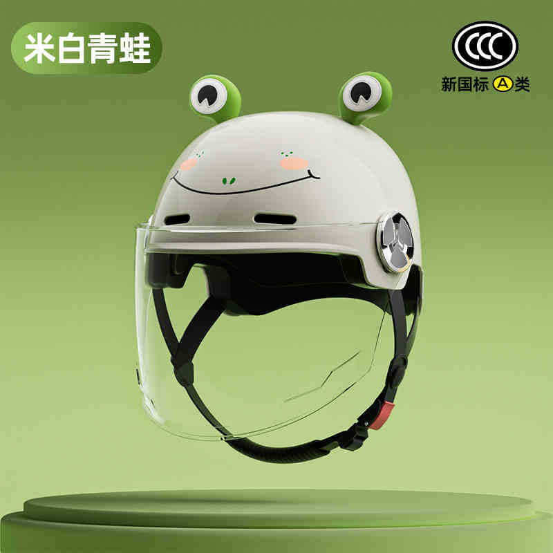 2025 new helmet electric car female cute new national standard 3C certification motorcycle hat summer
