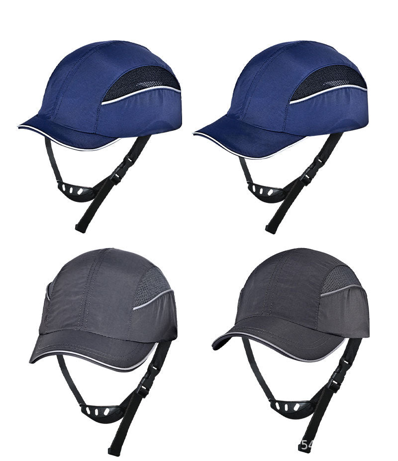 Ce Certified Lightweight Safety Helmet Cross-Border Anti-Collision Hat Protective Workshop Hat Breathable Quick-Drying Anti-Collision Baseball Cap