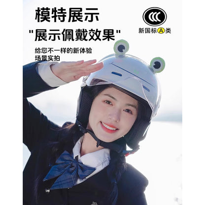 2025 new helmet electric car female cute new national standard 3C certification motorcycle hat summer