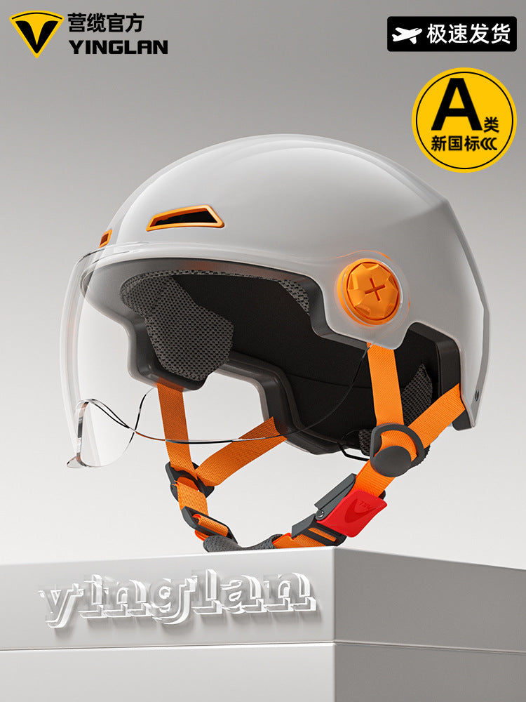 [Aerozen1.0 Helmet] Women's Electric Bike Helmet with 3C Certification, Men's Half Helmet for Motorcycle Riding, Starry Sky Edition