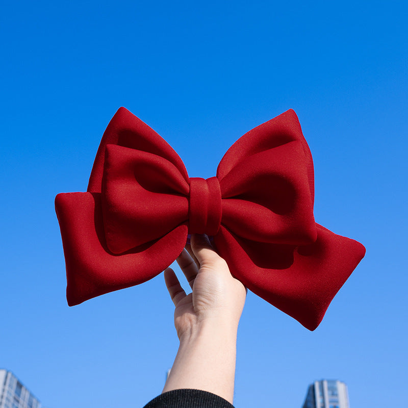 Motorcycle helmet decorations bow electric car battery car full helmet decorative accessories net red accessories women wholesale