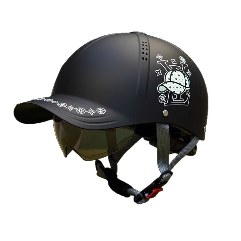 New National Standard 3C Electric Motorcycle Cap Helmet for Men, Sun Protection Breathable Safety Helmet for Women 2025 Electric Scooter