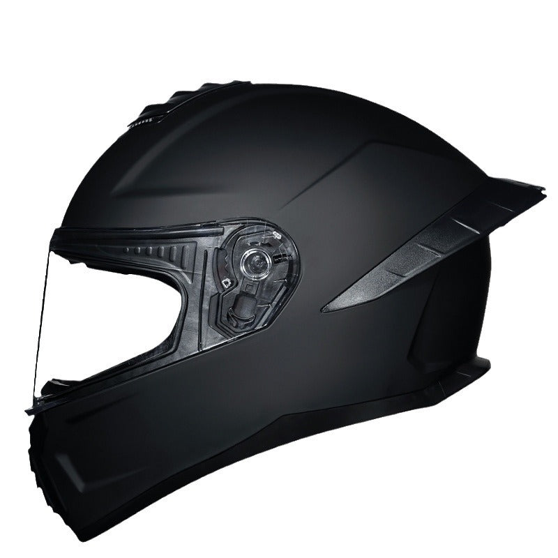 Orz3C Certified Motorcycle Helmet Men's and Women's Dual-Lens Full-Face Helmet Summer Personalized Tail Bluetooth Semi-Full Coverage