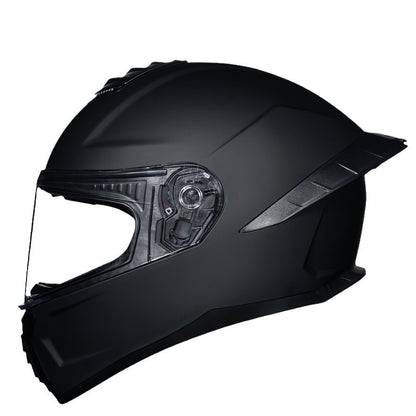 Orz3C Certified Motorcycle Helmet Men's and Women's Dual-Lens Full-Face Helmet Summer Personalized Tail Bluetooth Semi-Full Coverage