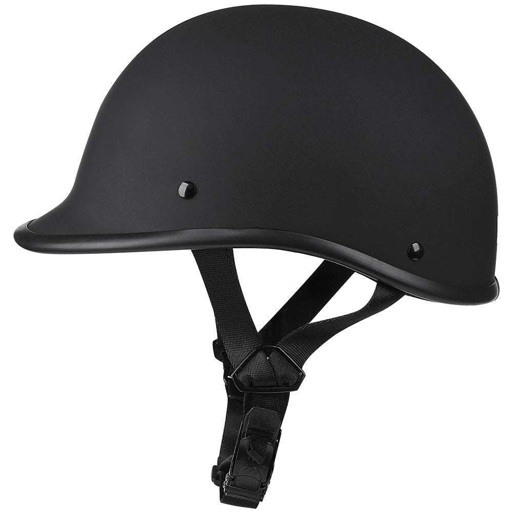 Safety certification car helmet spring retro motorcycle half helmet men and women motorcycle helmet scoop helmet LUOK