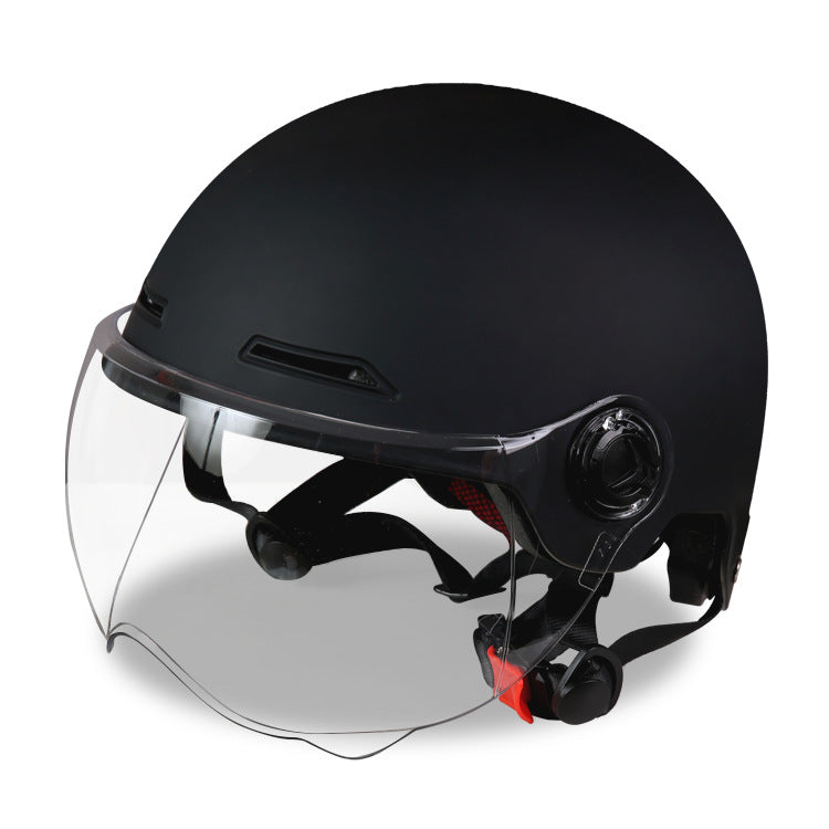 Factory direct electric car helmet men and women summer riding half helmet Four Seasons universal battery car environmental protection travel helmet