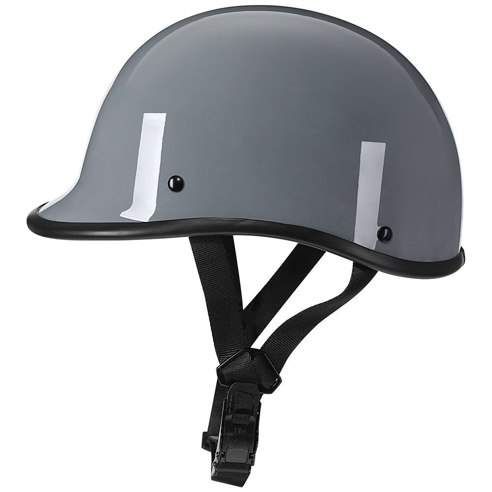 Safety certification car helmet spring retro motorcycle half helmet men and women motorcycle helmet scoop helmet LUOK