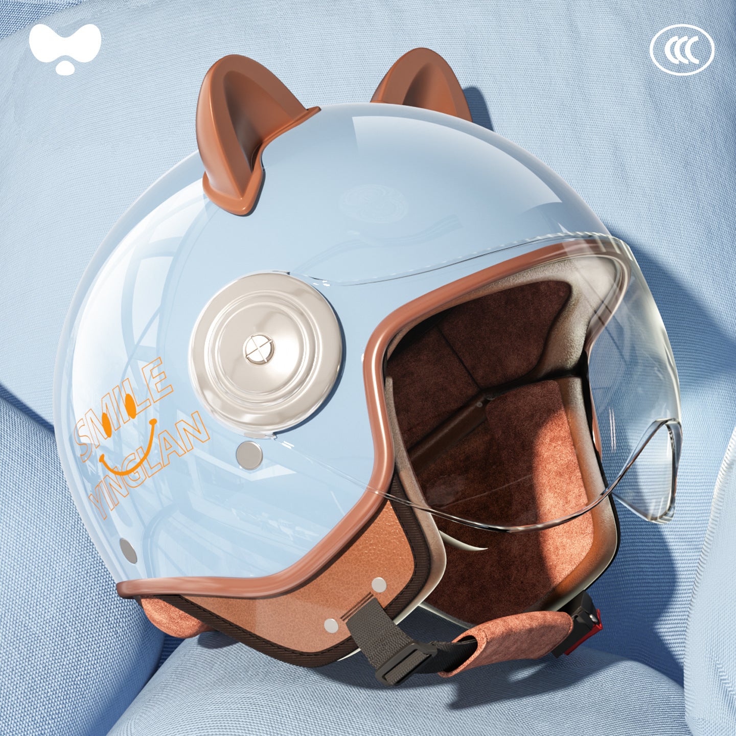 Cute Winter Warm Motorcycle Helmet for Children, Parent-Child Electric Bike Helmet for Girls, 3C Certified, Boys' Safety Helmet