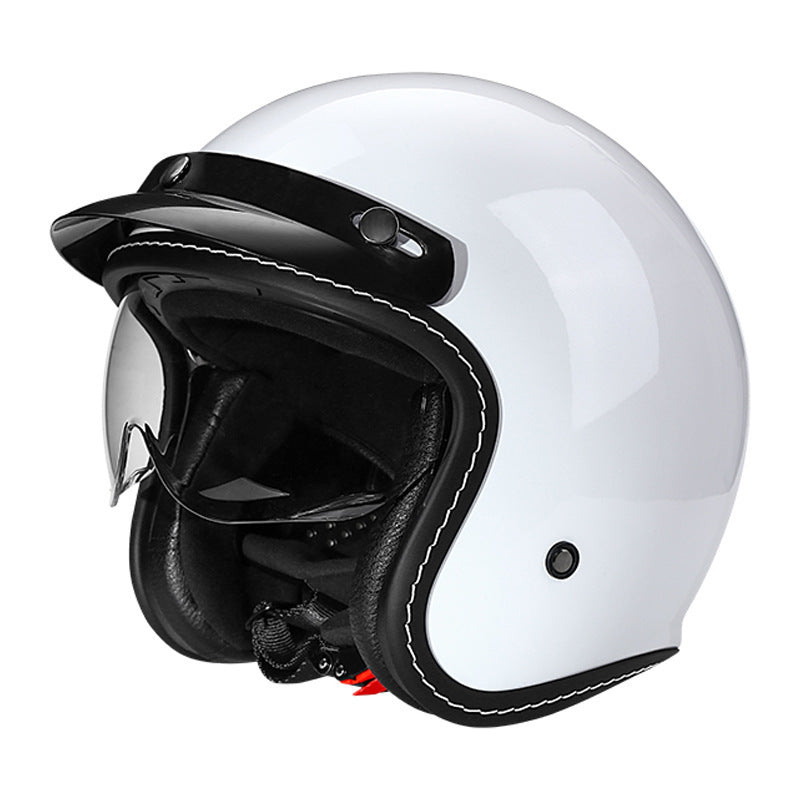 Rhr Retro Motorcycle Helmet Electric Vehicle Helmet Dot Ece Certification Helmet 3C Helmet Motorcycle Security Hat