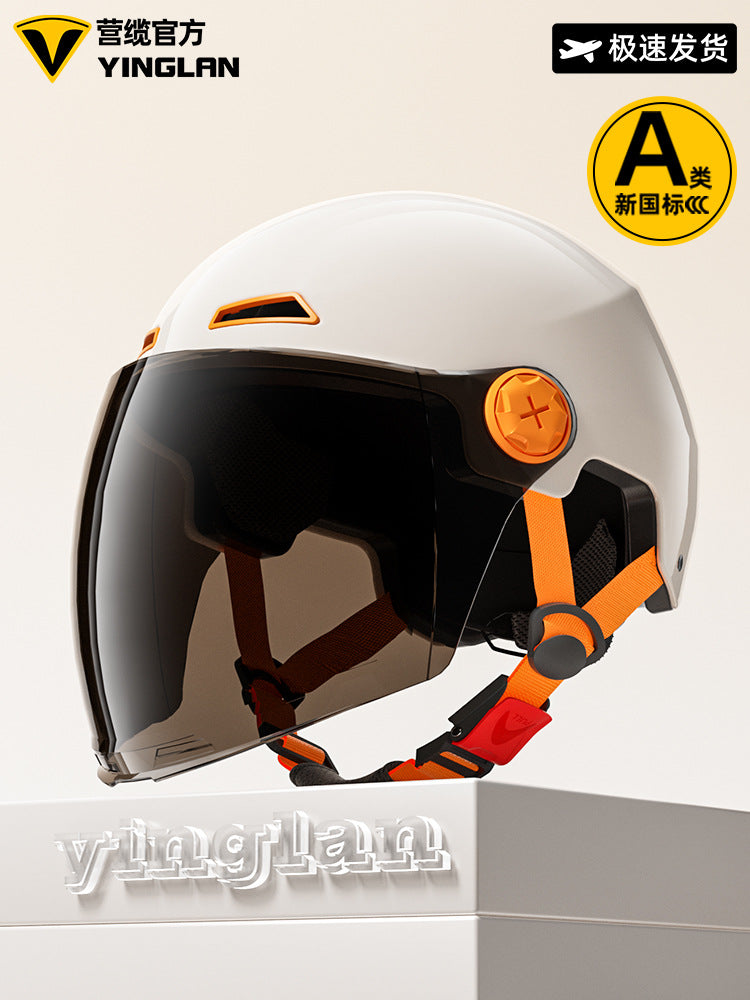 [Aerozen1.0 Helmet] Women's Electric Bike Helmet with 3C Certification, Men's Half Helmet for Motorcycle Riding, Starry Sky Edition