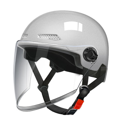 New National Standard Electric Battery Car Helmet for Men and Women Summer Sun Protection Motorcycle Half Helmet Four-Season Universal Safety Helmet New