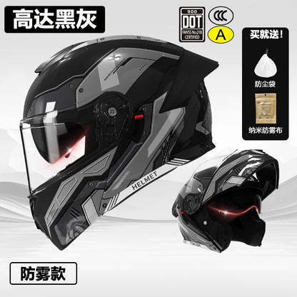 3C/Dot Certified Motorcycle Helmet Men's Four Seasons General Motorcycle Revealing Helmet Women's Electric Vehicle Winter Safety Helmet