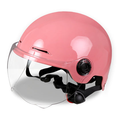 Factory direct electric car helmet men and women summer riding half helmet Four Seasons universal battery car environmental protection travel helmet