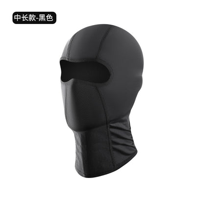 Outdoor Riding Sunscreen Ice Silk Headgear Moisture-absorbing Quick-drying Breathable Face Motorcycle Bicycle Helmet Sweat-absorbing Lining