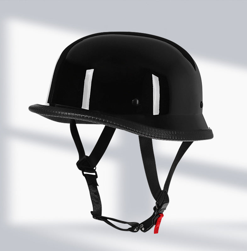 Cross-Border Exclusive Dot German-Style Soldier Helmet, Vintage Helmet, Scooter Cruiser Half Helmet, Unisex, Dot Certified