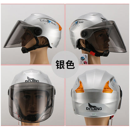 Factory direct electric car helmet men and women summer riding half helmet Four Seasons universal battery car environmental protection travel helmet