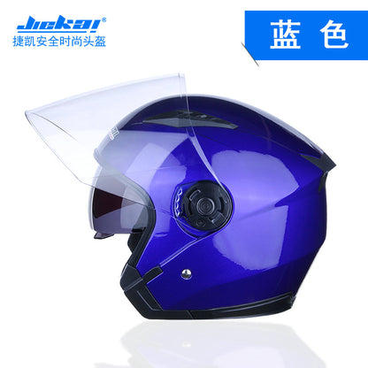 Cross-border electric car helmet half-helmet four-season general-purpose men's and women's half-covered helmet (foreign trade model)