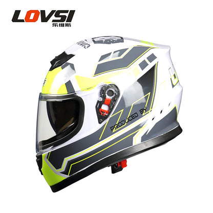 Foreign Trade Special for Motorcycle Helmet Men's Anti-fog Warm Winter Motorcycle Electric Vehicle Locomotive Women's Full Covered Full Helmet
