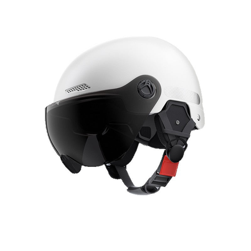 New National Standard 3C Certified Electric Vehicle Helmet for Men and Women in Summer, Lightweight Anti-Collision Half Helmet for Electric Scooters and Motorcycles