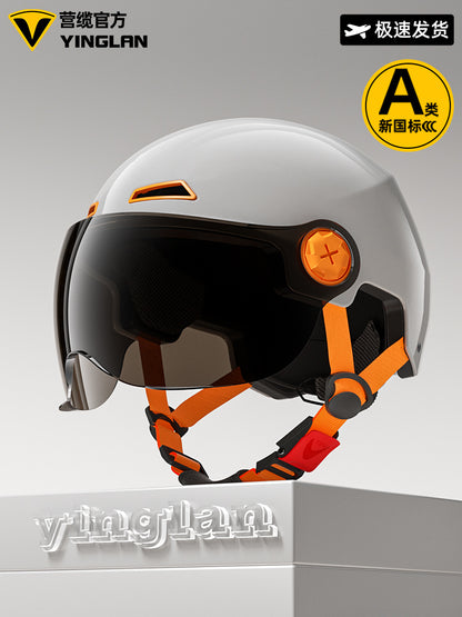 [Aerozen1.0 Helmet] Women's Electric Bike Helmet with 3C Certification, Men's Half Helmet for Motorcycle Riding, Starry Sky Edition