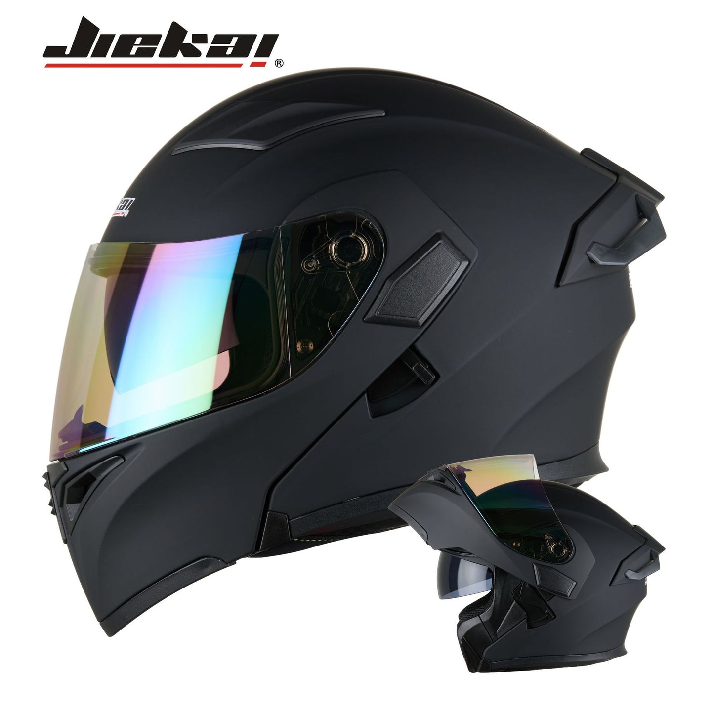 Motorcycle Helmet Male Revealing Helmet Motorcycle Imitation Race Four Seasons Universal Riding Bluetooth Tail Edition 3C Certification