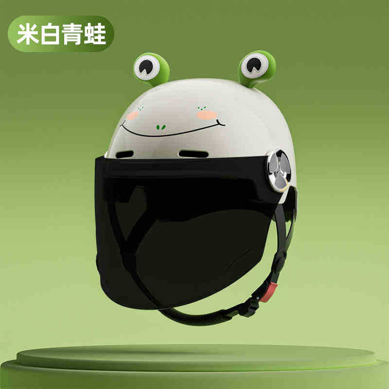 2025 new helmet electric car female cute new national standard 3C certification motorcycle hat summer