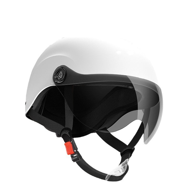 3C certification electric car helmet unisex windproof half helmet summer sun protection portable battery car safety helmet