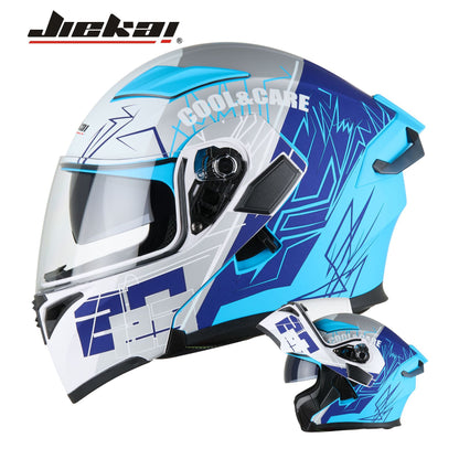 Motorcycle Helmet Male Revealing Helmet Motorcycle Imitation Race Four Seasons Universal Riding Bluetooth Tail Edition 3C Certification