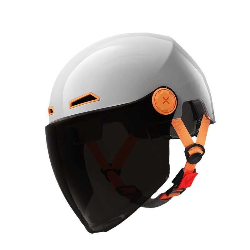 [Aerozen1.0 Helmet] Women's Electric Bike Helmet with 3C Certification, Men's Half Helmet for Motorcycle Riding, Starry Sky Edition