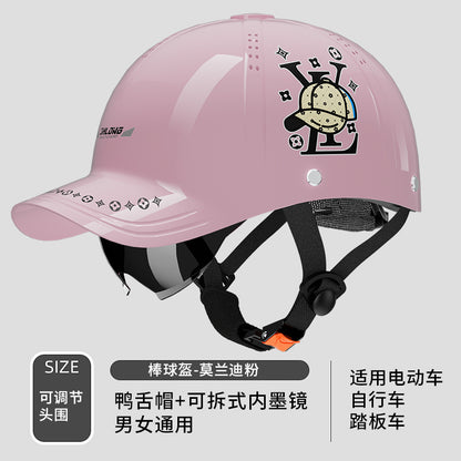 New National Standard 3C Electric Motorcycle Cap Helmet for Men, Sun Protection Breathable Safety Helmet for Women 2025 Electric Scooter