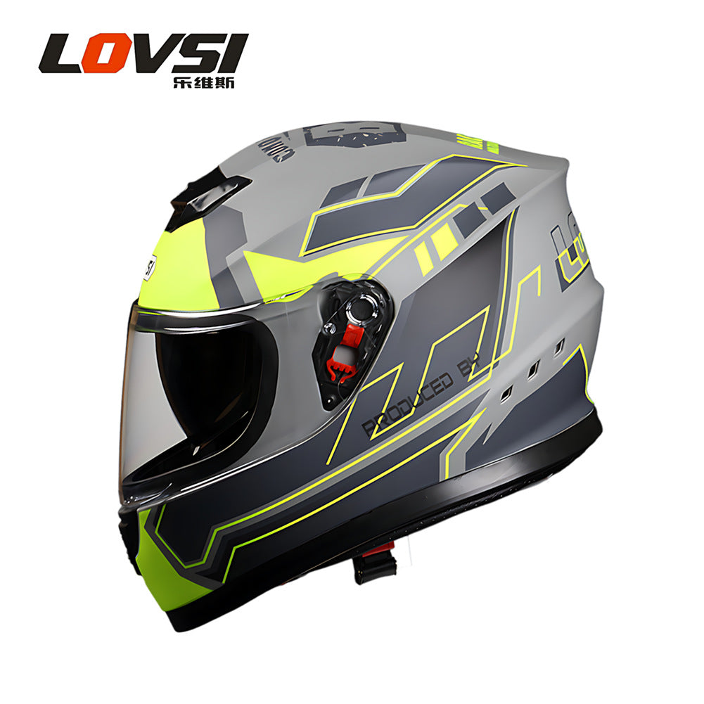 Foreign Trade Special for Motorcycle Helmet Men's Anti-fog Warm Winter Motorcycle Electric Vehicle Locomotive Women's Full Covered Full Helmet