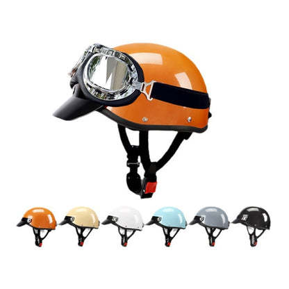 Factory Outlet GB 3C Harley Retro Half Helmet Lightweight Summer Electric Vehicle Helmet Safety Helmet Unisex