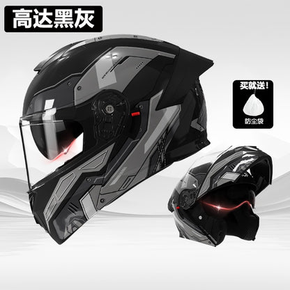 Foreign Trade Motorcycle Helmet Men's Face Helmet Four Seasons Universal Electric Vehicle Women's Motorcycle Half Helmet Winter Warm Safety Helmet