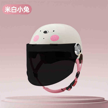 2025 new helmet electric car female cute new national standard 3C certification motorcycle hat summer
