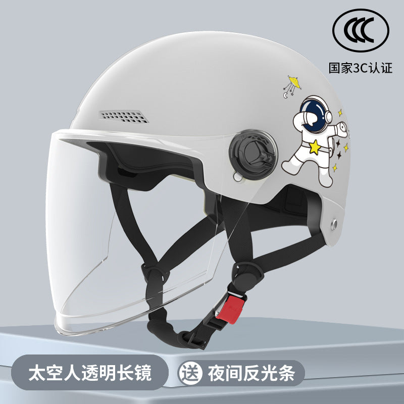 New National Standard Electric Battery Car Helmet for Men and Women Summer Sun Protection Motorcycle Half Helmet Four-Season Universal Safety Helmet New