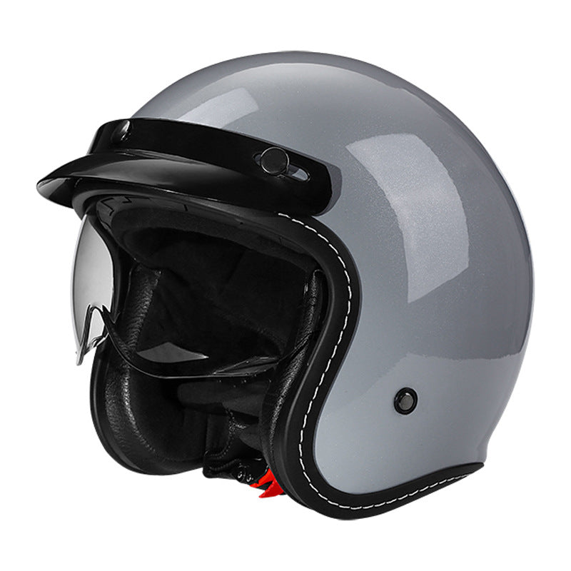 Rhr Retro Motorcycle Helmet Electric Vehicle Helmet Dot Ece Certification Helmet 3C Helmet Motorcycle Security Hat