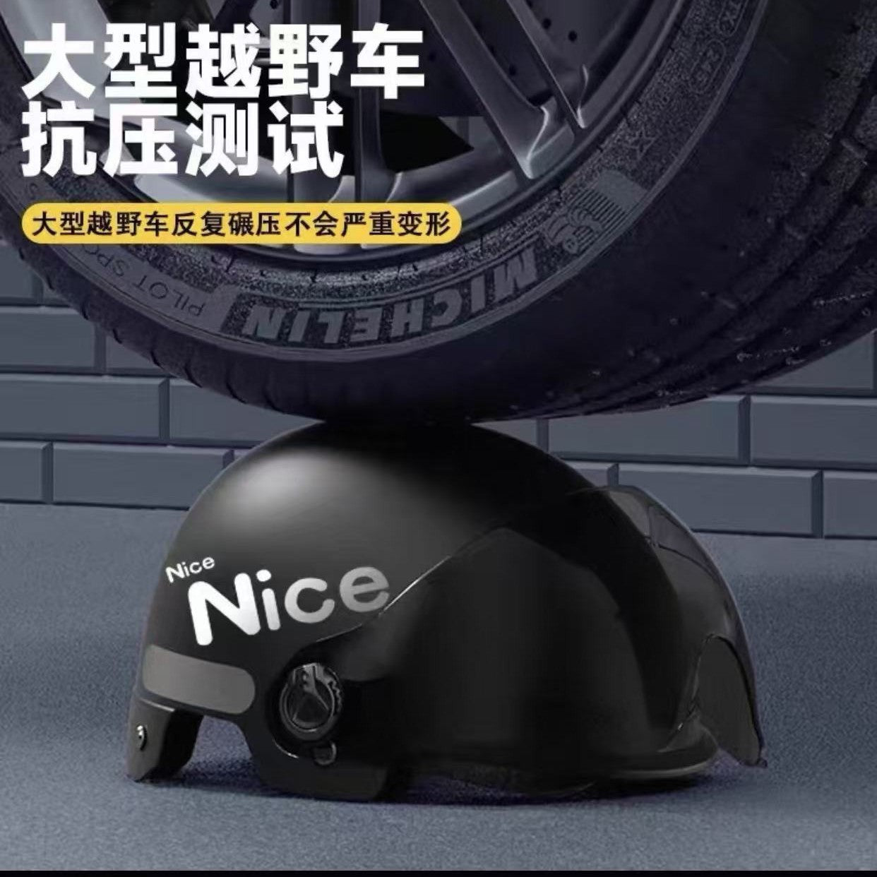 New National Standard 3C Certified Electric Vehicle Helmet for Men, Summer, Women's Battery Motorcycle Half Helmet, Lightweight Anti-Collision Helmet